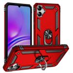 Armor Hybrid Military Case with Ring Kickstand For Samsung Galaxy A07 - Red