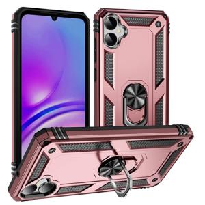 Armor Hybrid Military Case with Ring Kickstand For Samsung Galaxy A06 - Rose Golden
