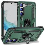 Armor Hybrid Military Case with Ring Kickstand For Samsung Galaxy S23 FE - Green