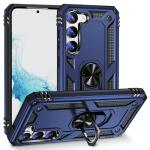 Armor Hybrid Military Case with Ring Kickstand For Samsung Galaxy S23 FE - Navy Blue