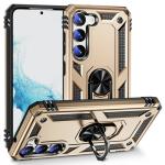 Armor Hybrid Military Case with Ring Kickstand For Samsung Galaxy S23 FE - Gold