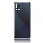 Back Cover With Camera Lens Compatible for Samsung Galaxy Galaxy A71 (A715 / 2020) - Black