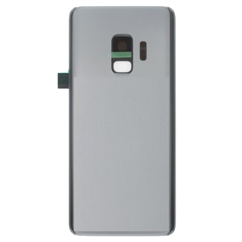 Back Cover With Camera Lens Compatible for Samsung Galaxy S9 - Grey