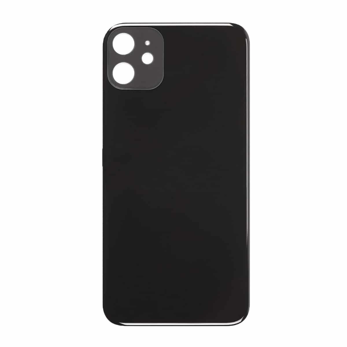 Back Glass Compatible for iPhone 11 (Large Camera Hole) - Black