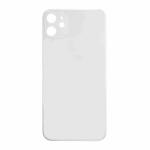 Back Glass Compatible for iPhone 11 (Large Camera Hole) - White