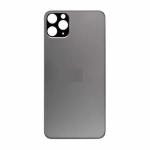 Back Glass Compatible for iPhone 11 Pro (Large Camera Hole) (Aftermarket) - Black
