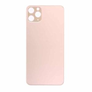 Back Glass Compatible for iPhone 11 Pro (Large Camera Hole) (Aftermarket) - Golden