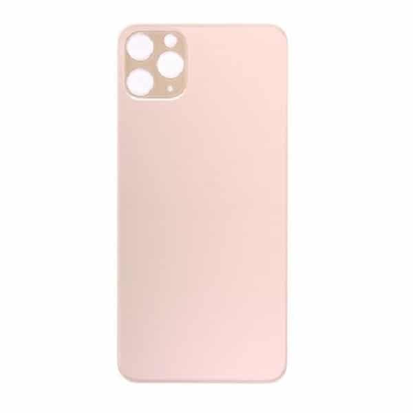 Back Glass Compatible for iPhone 11 Pro Max (Large Camera Hole) (Aftermarket) - Golden