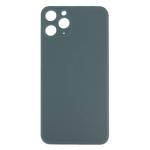Back Glass Compatible for iPhone 11 Pro (Large Camera Hole) (Aftermarket) - Midnight Green