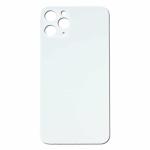 Back Glass Compatible for iPhone 11 Pro Max (Large Camera Hole) (Premium) - White
