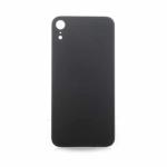 Back Glass Compatible for iPhone XR (Large Camera Hole) - Black