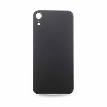 Back Glass Compatible for iPhone XR (Large Camera Hole) - Black