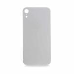 Back Glass Compatible for iPhone XR (Large Camera Hole) - White