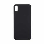 Back Glass Compatible for iPhone X (Large Camera Hole) - Black