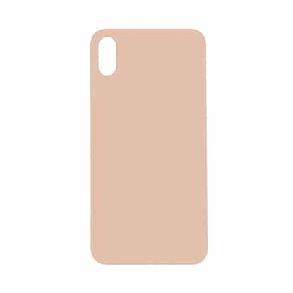 Back Glass Compatible for iPhone XS Max (Large Camera Hole) - Rose Golden