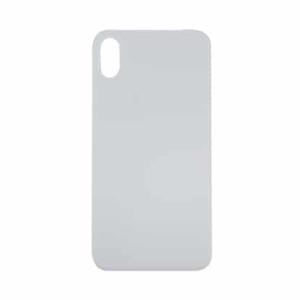 Back Glass Compatible for iPhone XS Max (Large Camera Hole) - White