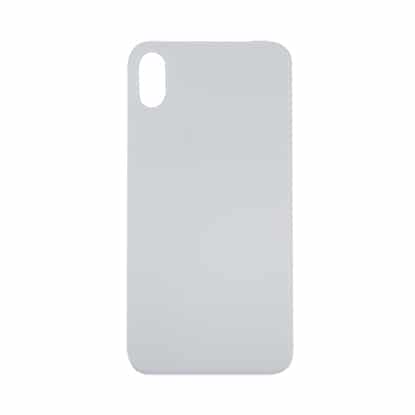 Back Glass Compatible for iPhone XS Max (Large Camera Hole) - White