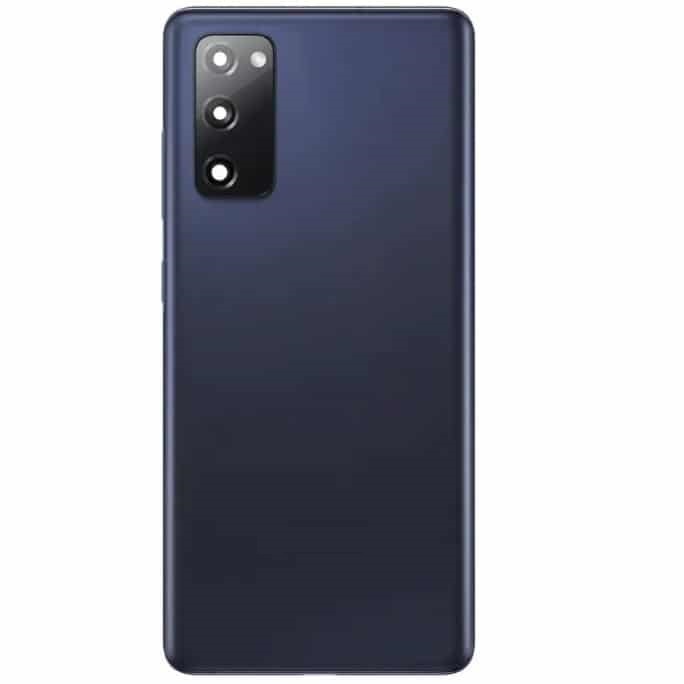 Back Cover With Camera Lens Compatible for Samsung Galaxy S20 FE 5G - Navy Blue