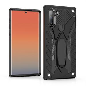 Rugged Defender Case with Kickstand for Samsung Galaxy Note 10 Plus 5G - Black