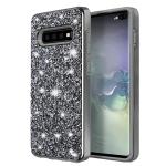 Hybrid Premium Diamond Bling Shockproof Phone Case for Samsung Galaxy Note 10 Plus 5G- Black