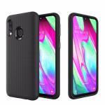 Triangle Shockproof Case with Anti Slip Grains for Huawei P20 Lite - Black