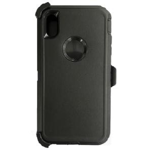 Triple Layer Protection Case & Belt Clip for Apple iPhone XR - Black