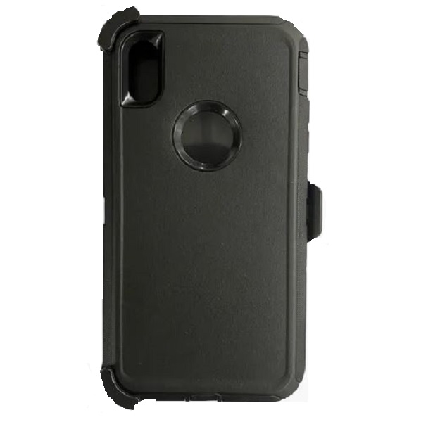 Triple Layer Protection Case & Belt Clip for Apple iPhone XR - Black