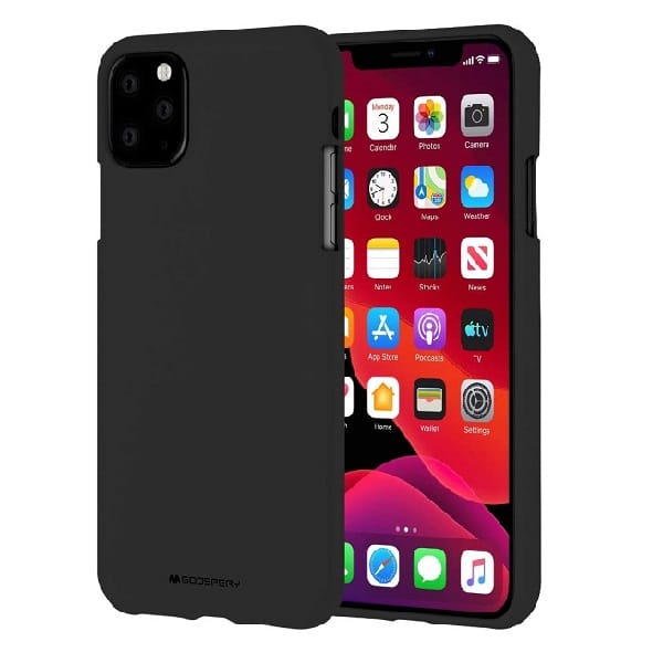 Goospery Soft Feeling Case for Apple iPhone 12/12 Pro - Black