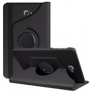 360 Degree Rotating Stand Smart Cover for Samsung Galaxy Tab E lite/Tab 3 Lite 7.0 (T113/T110) - Black