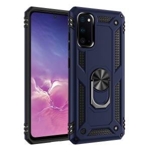 Armor Hybrid Military Case with Ring Kickstand For Samsung Galaxy S20 FE - Navy Blue