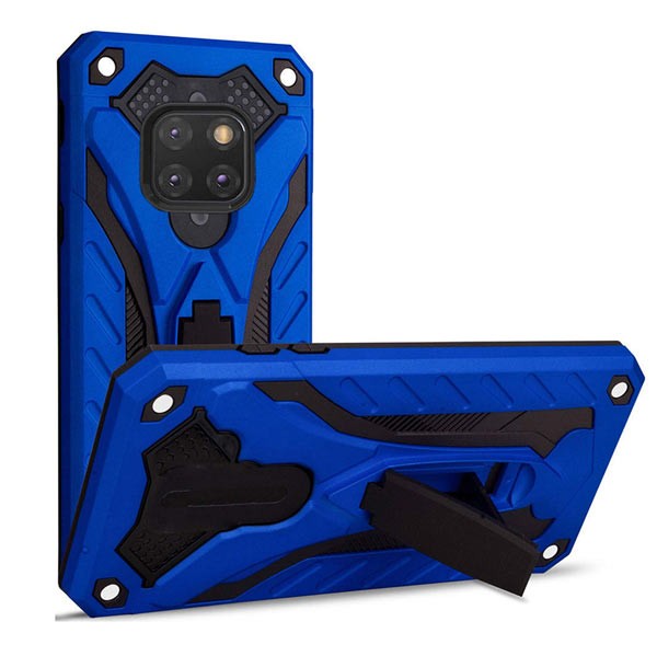 Rugged Defender Case with Kickstand for Huawei Mate 20 Pro - Blue