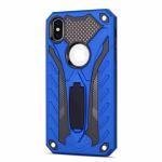 Rugged Defender Case with Kickstand for Apple iPhone XS Max - Blue