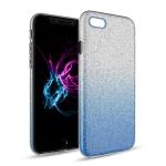 Two Tone Glitter Case for Apple iPhone 7/8 Plus - Blue