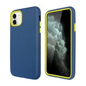3 in 1 Hybrid Hard Case for Apple iPhone 12/12 Pro - Navy Blue
