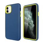 3 in 1 Hybrid Hard Case for Apple iPhone 12 Pro Max - Navy Blue