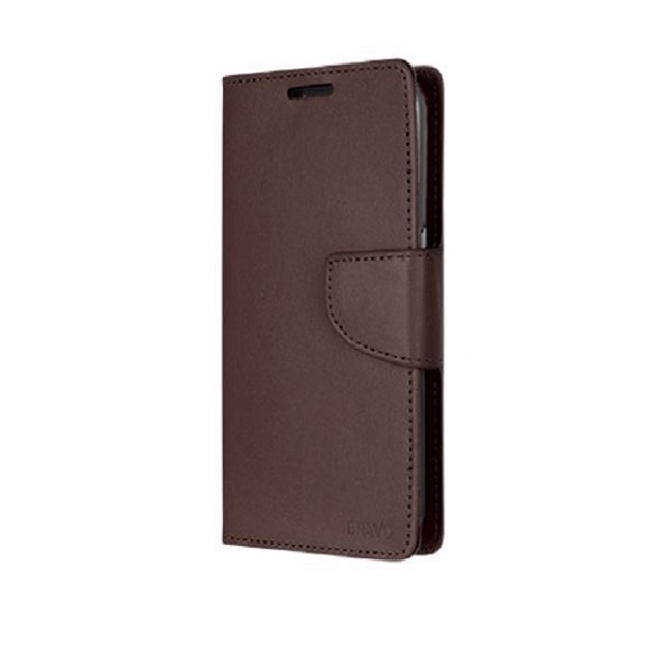 Goospery Bravo Diary Wallet Case for Samsung Galaxy S8 Plus - Brown