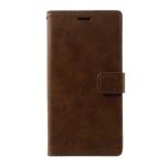 Goospery Blue Moon Wallet Case for Samsung Galaxy S10 Plus - Brown