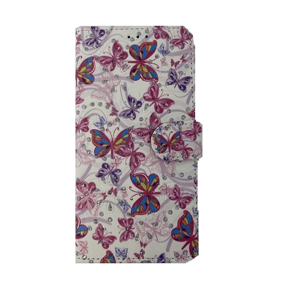 Printed Butterfly Wallet Case (WB01) for Apple iPhone XS Max