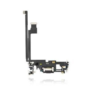 Charging Port Flex Cable Compatible for iPhone 12 Pro Max (Aftermarket) - Black