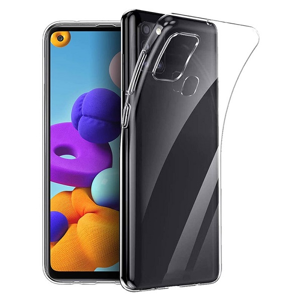Slim Clear Soft TPU Case for Samsung Galaxy A21S - Clear