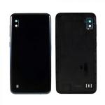 Back Cover With Camera Lens Compatible for Samsung Galaxy A10 (A105 / 2019) - Black