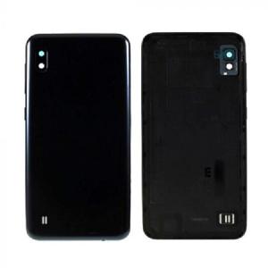 Back Cover With Camera Lens Compatible for Samsung Galaxy A10 (A105 / 2019) - Black
