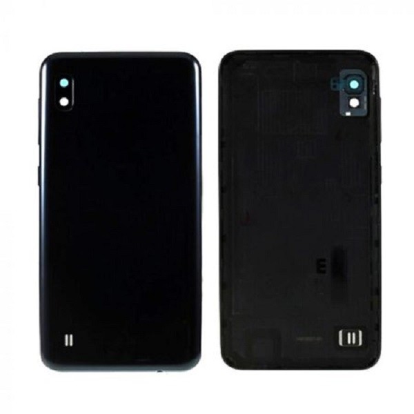 Back Cover With Camera Lens Compatible for Samsung Galaxy A10 (A105 / 2019) - Black