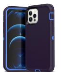 Triple Layer Protection Case & Belt Clip for Apple iPhone 14 Plus - Navy Blue