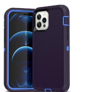 Triple Layer Protection Case & Belt Clip for Apple iPhone 14 Pro Max - Navy Blue