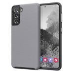 Triangle Shockproof Case with Anti Slip Grains for Samsung Galaxy S21 5G - Silver