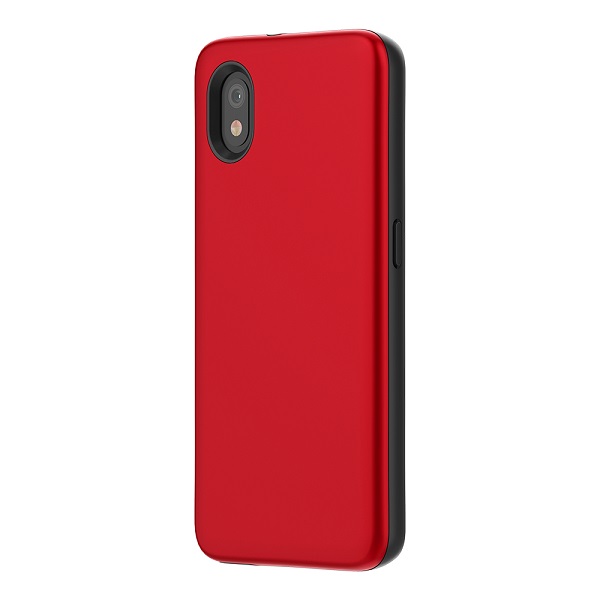 Hybrid Shockproof Case For Alcatel 1X - Red