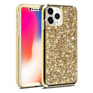 Hybrid Premium Diamond Bling Shockproof Phone Case for Apple iPhone 11 Pro - Golden