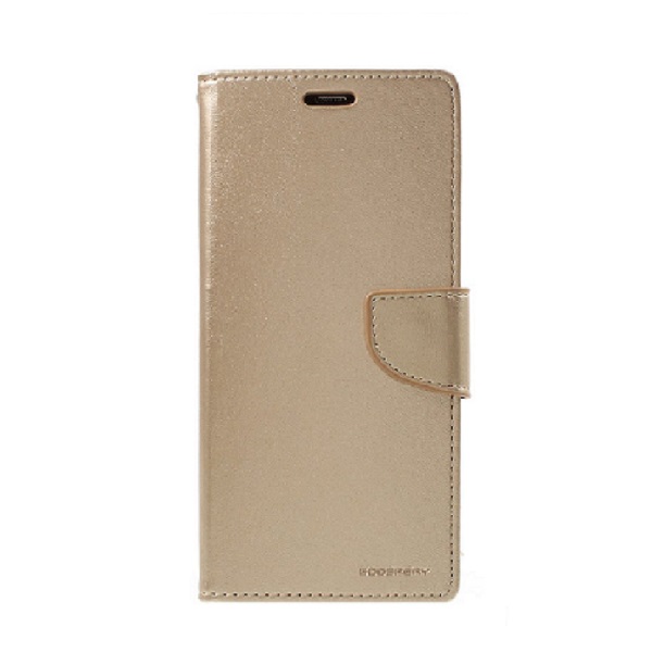 Goospery Bravo Diary Wallet Case for Samsung Galaxy S8 Plus - Golden