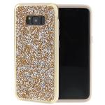 Hybrid Premium Diamond Bling Shockproof Phone Case for Samsung Galaxy S8 Plus - Golden